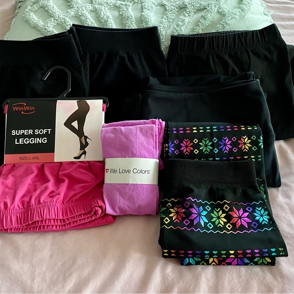 Seven (7) pairs of leggings, 2 NWT - Picture 12 of 16